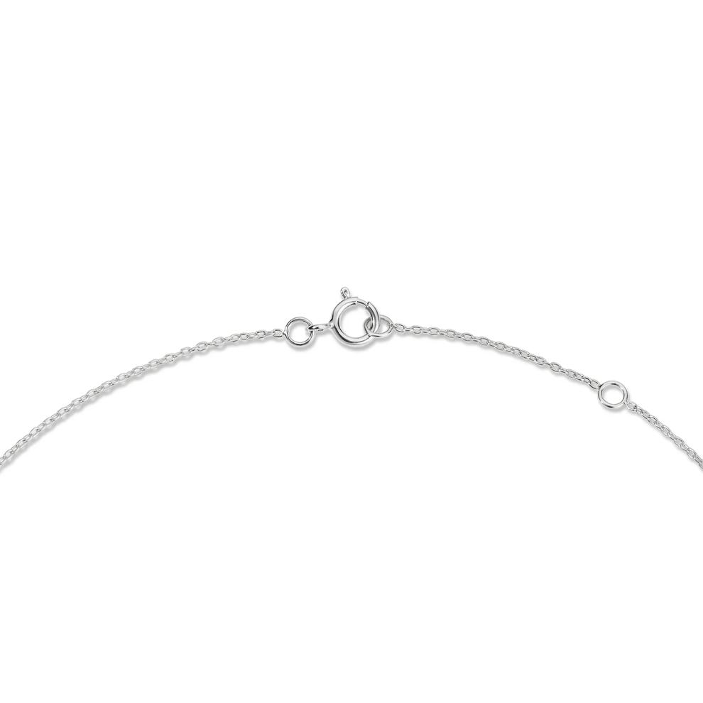 Diamond Open Heart Pendant in 10K White Gold (1/8 ct. tw.) – Image 2 of 4