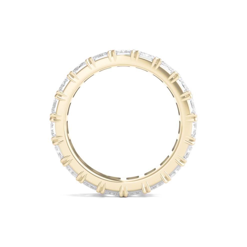 Emerald-Cut Diamond Eternity Band in 14k Yellow Gold (7 ct. tw.) – Image 2 of 3