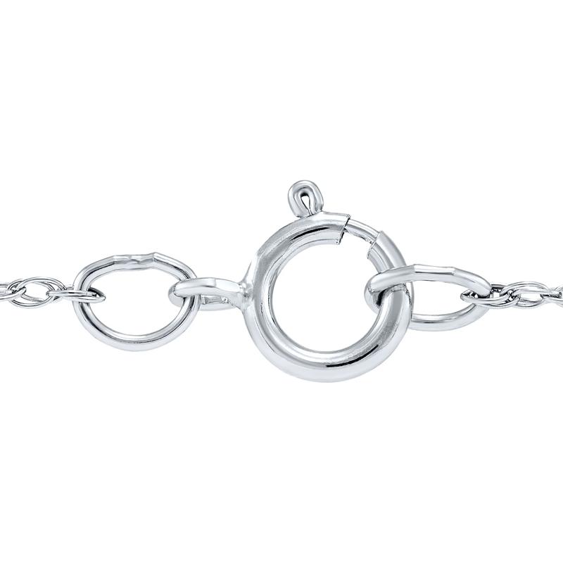 Lab Grown Diamond Pear-Shaped Cluster Pendant in 10K White Gold &#40;1/2 ct. tw.&#41; – Image 3 of 3