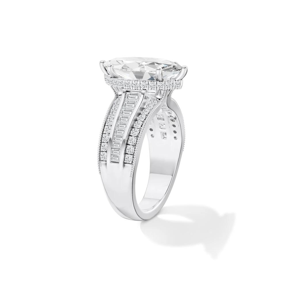 Lab Grown Diamond Marquise Center Engagement Ring in 14K Gold – Image 3 of 4