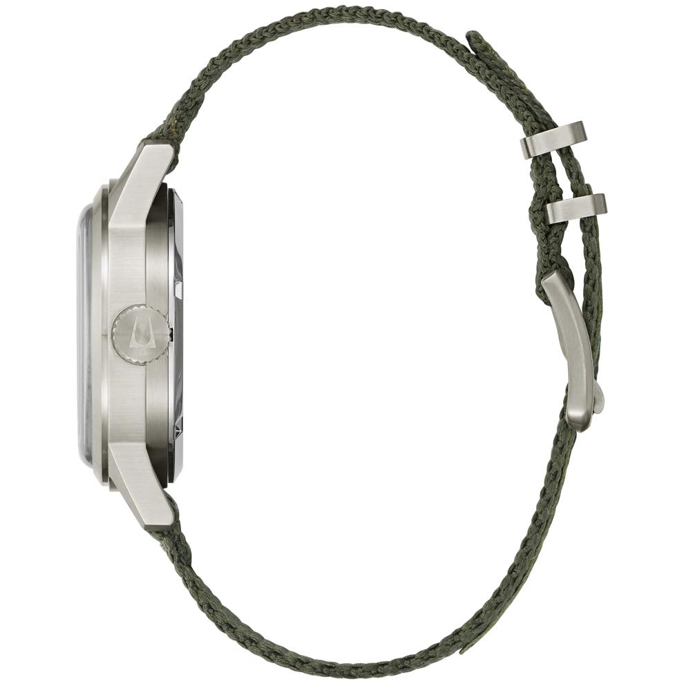 Men's Hack Watch With a Green Nylon Strap – Image 2 of 3
