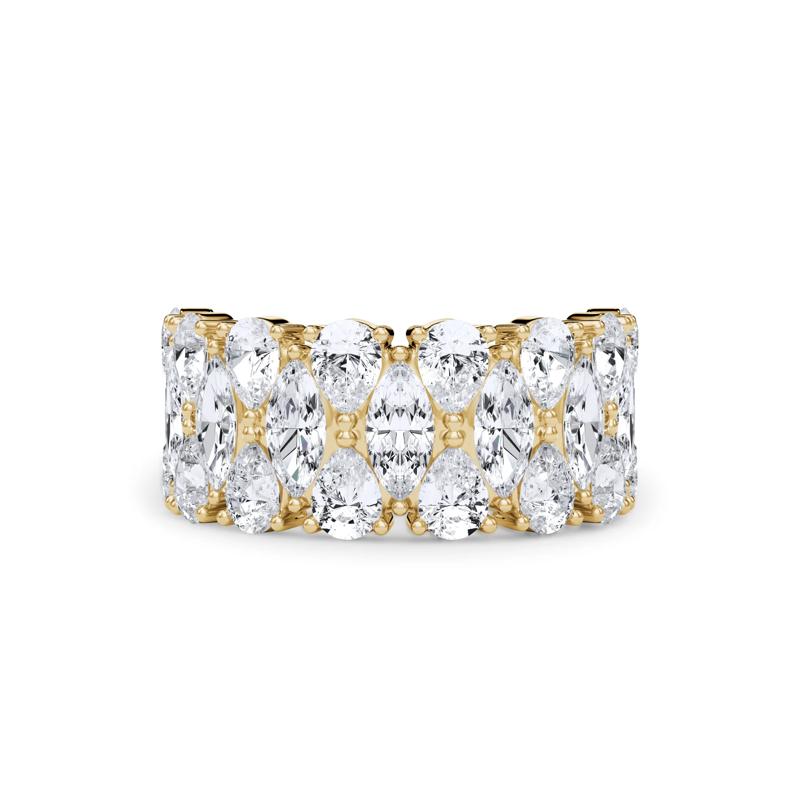 Diamond Multi-Row Anniversary Band in 14K Yellow Gold &#40;3 ct. tw.&#41; – Image 1 of 4