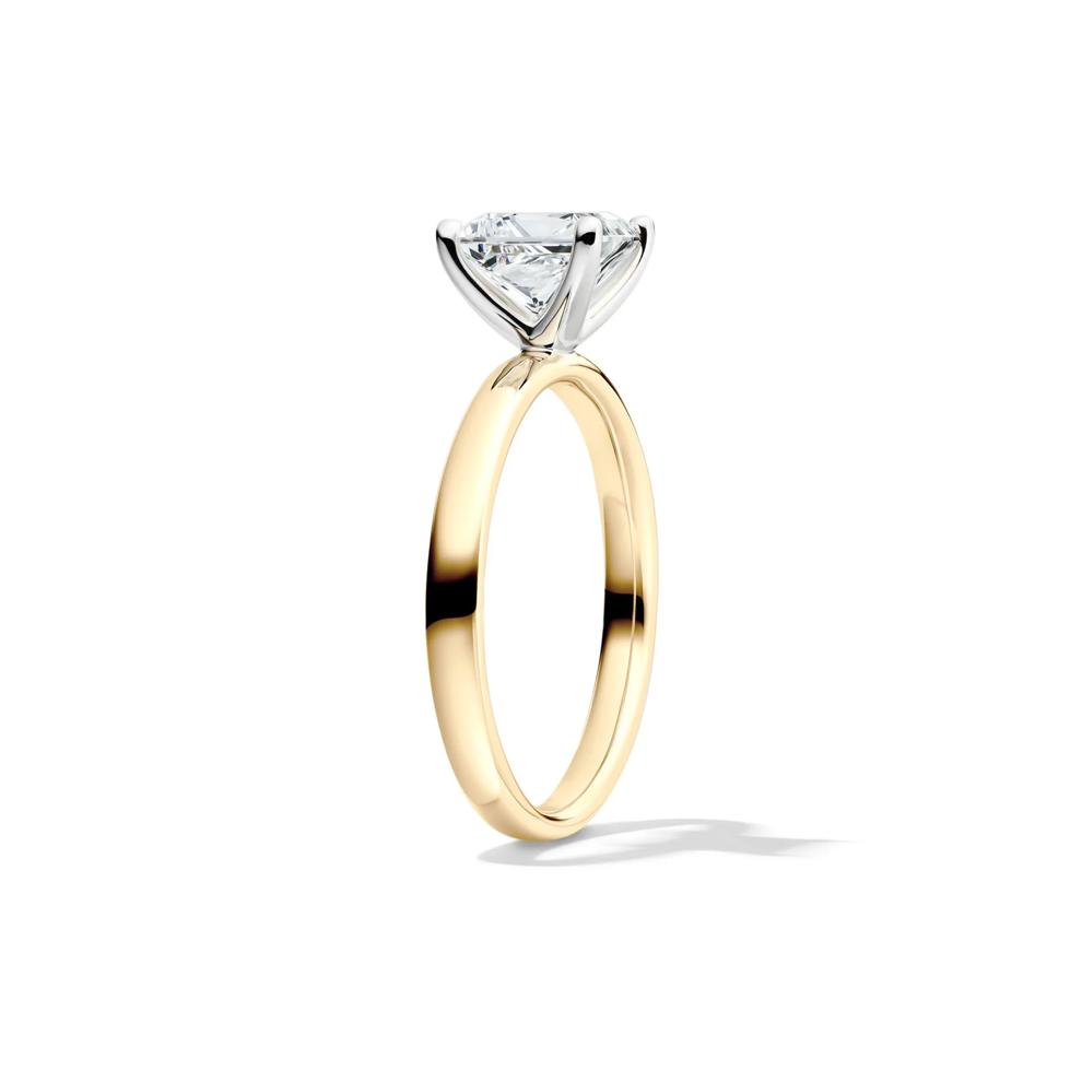 Diamond Princess Cut Solitaire Engagement Ring in 14K Yellow Gold (1 1/2 ct.) – Image 3 of 5