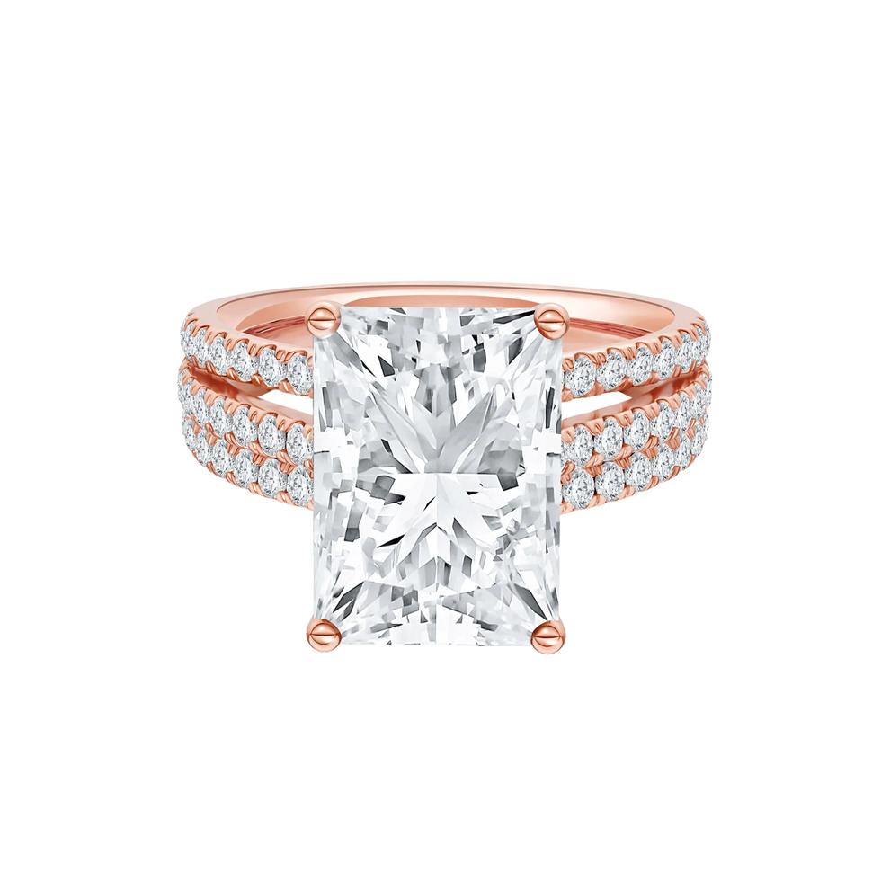 Lab Grown Diamond Engagement Ring in 14K Rose Gold (5 1/2 ct. tw.) – Image 1 of 1