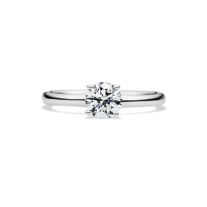 Diamond Round Brilliant Cut Solitaire Engagement Ring in 14K White Gold &#40;3/4 ct.&#41; – Image 1 of 5