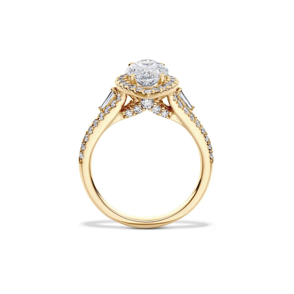 Maya Lab Grown Diamond Engagement Ring in 18K Yellow Gold (2 3/4 ct. tw.)  – Image 2 of 4