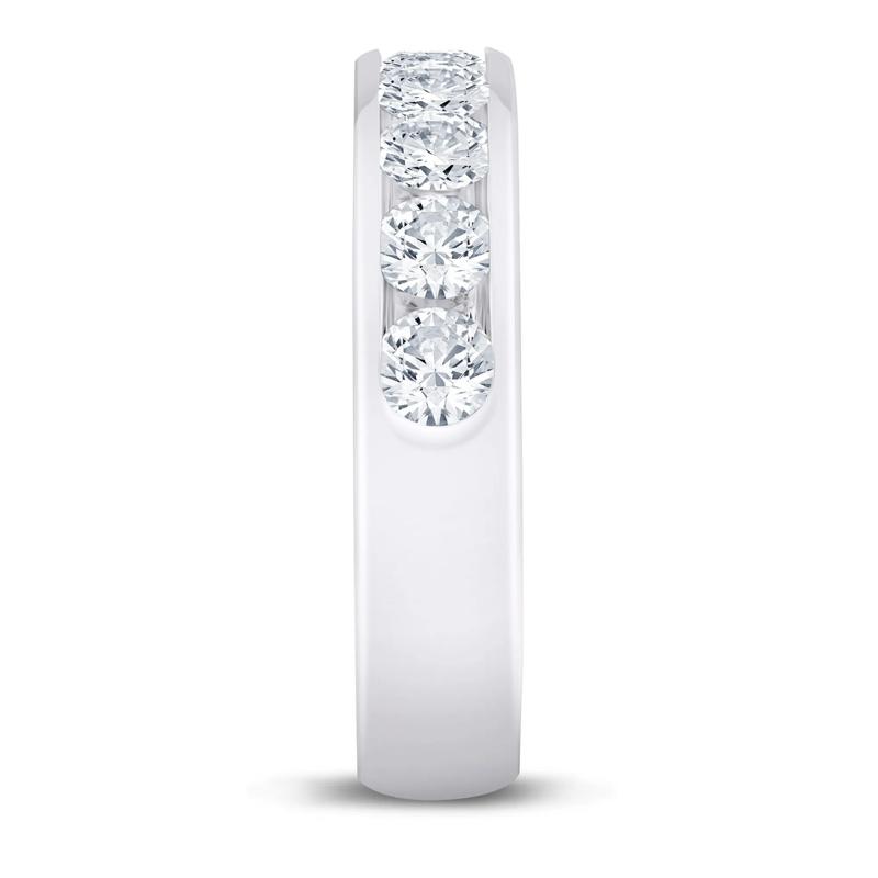 Lab Grown Diamond Channel-Set Band in Platinum &#40;1 1/2 ct. tw.&#41; – Image 2 of 3
