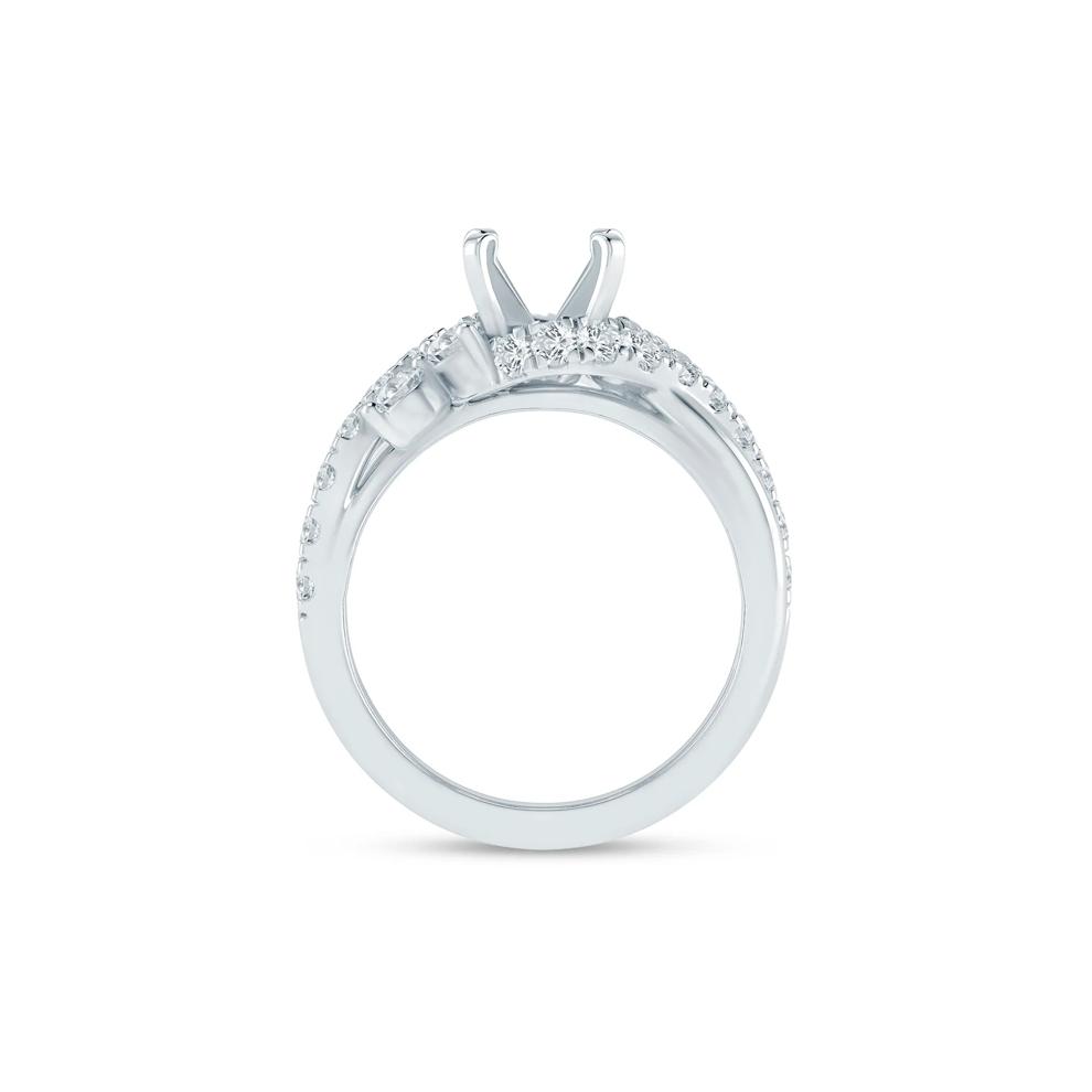 Lab Grown Diamond Semi-Mount in 14K White Gold (1 ct. tw.) (Setting Only) – Image 4 of 6