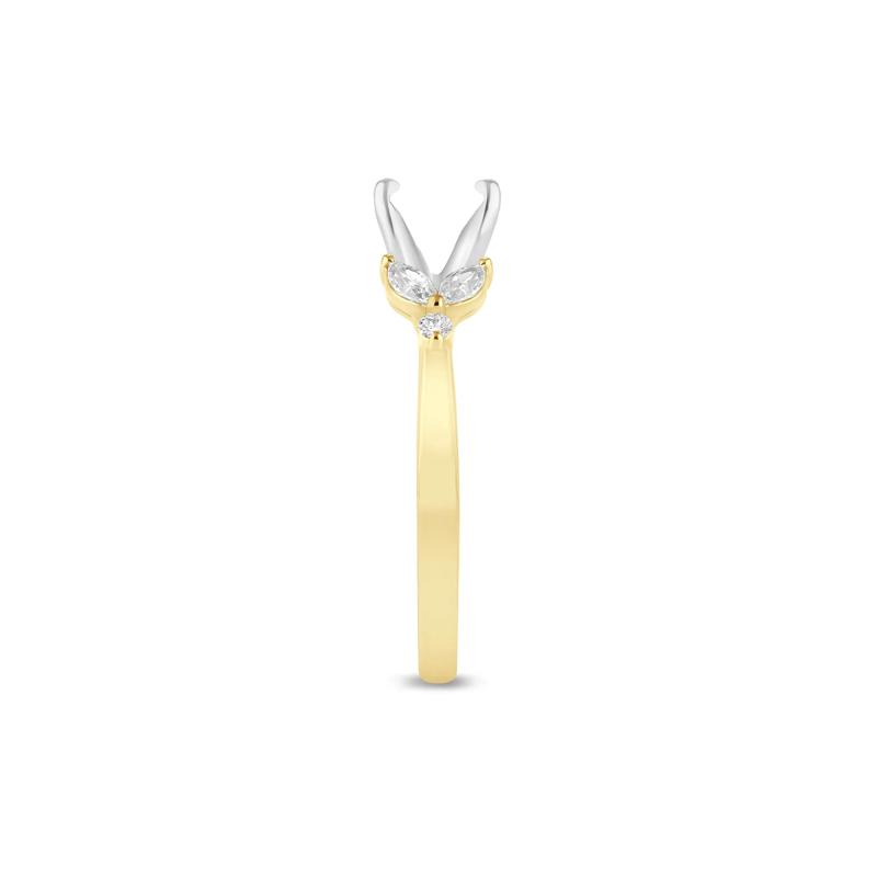 Lab Grown Diamond Semi-Mount in 14K Yellow Gold &#40;1/3 ct. tw.&#41; &#40;Setting Only&#41; – Image 3 of 6