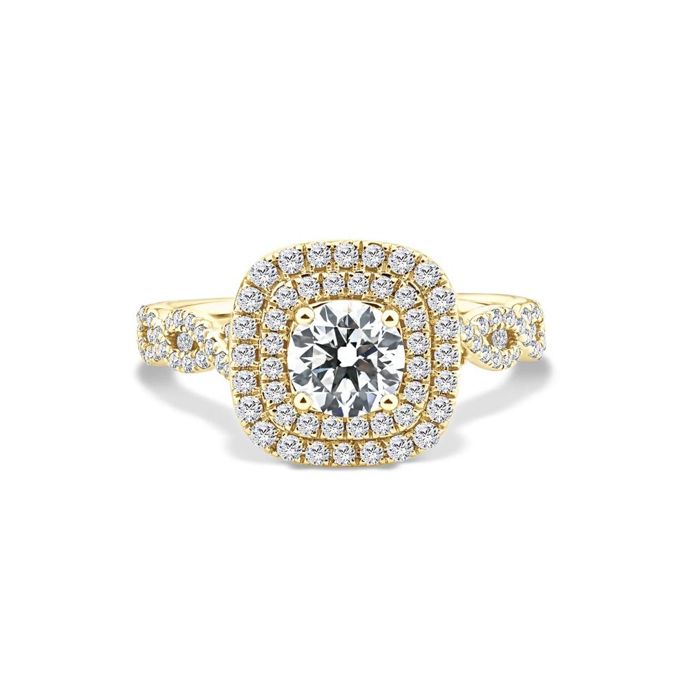 Lab Grown Diamond Engagement Ring in 10K Yellow Gold (1 1/5 ct. tw.) – Image 1 of 4