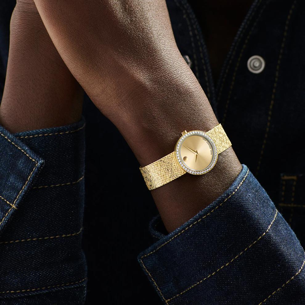 Ladies Museum Velura Watch in Gold Ion-Plated Stainless Steel – Image 4 of 4