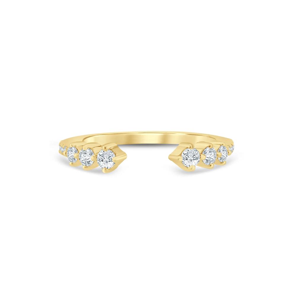Lab Grown Diamond Open Band in 14K Yellow Gold (1/3 ct. tw.) – Image 1 of 3
