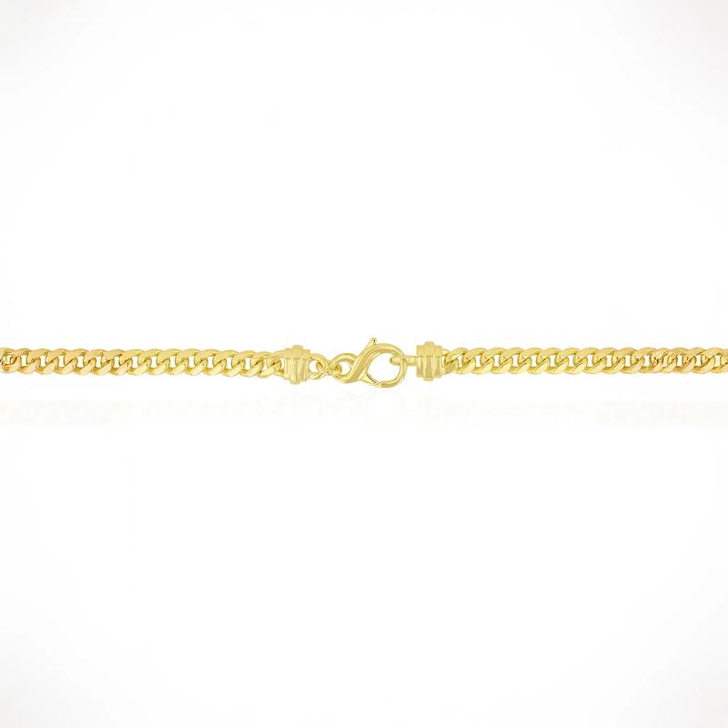 Men&#39;s Curb Chain in Vermeil, 5MM, 22&quot; – Image 3 of 6