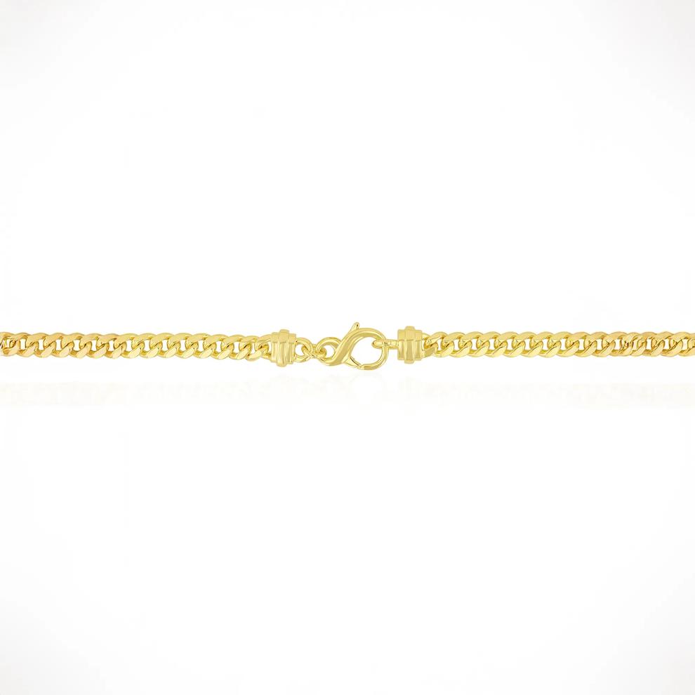 Men's Curb Chain in Vermeil, 5MM, 22" – Image 3 of 3