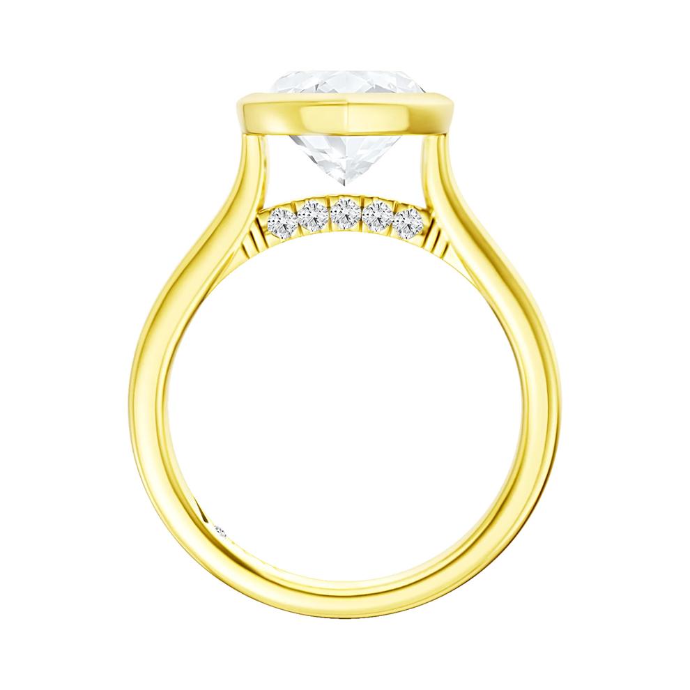 Monroe Lab Grown Diamond Marquise Engagement Ring in 14K Yellow Gold (4 ct. tw.) – Image 2 of 4