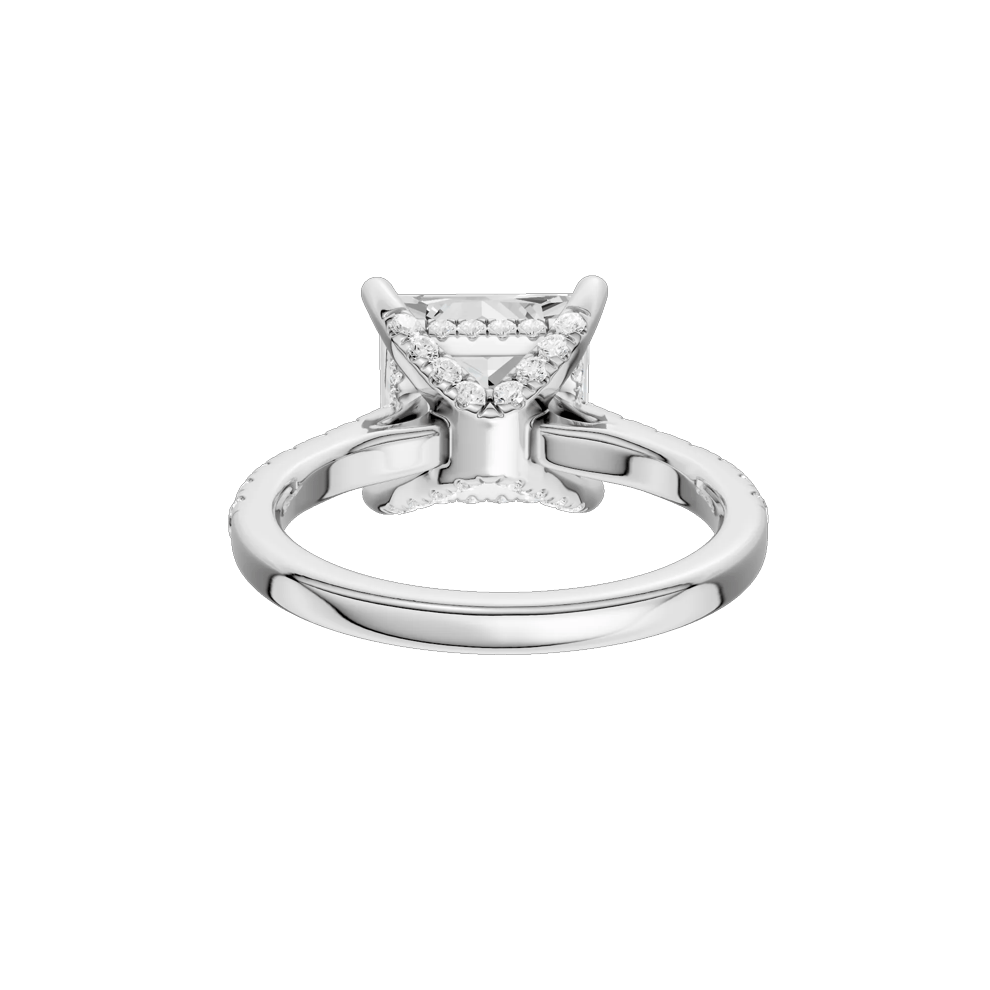 Noreen Lab Grown Diamond Princess-Cut Center Engagement Ring in 14K Gold – Image 5 of 5