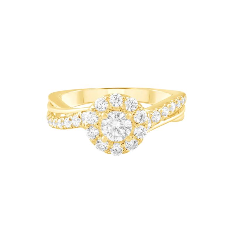 Diamond Engagement Ring in 14K Yellow Gold &#40;1 ct. tw.&#41; – Image 1 of 3