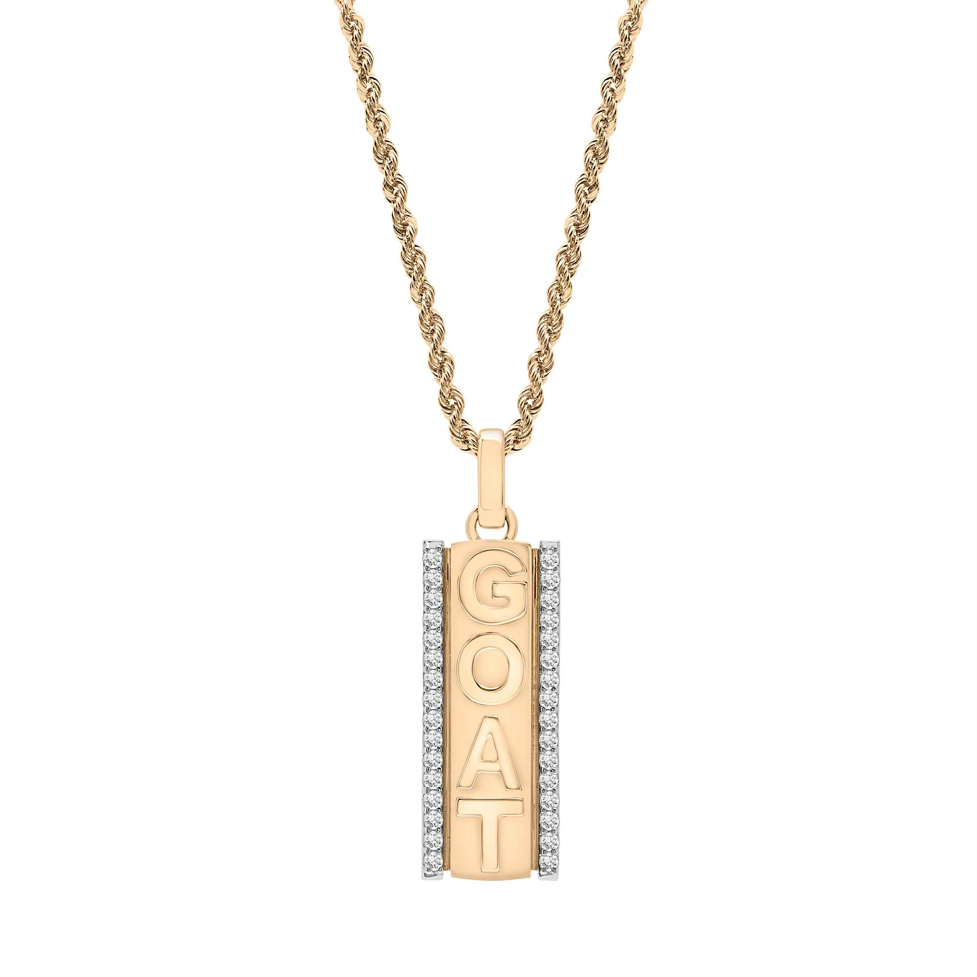 10K Yellow Gold 1.99ct Diamond Goat Pendant – ROE Jewelry KC