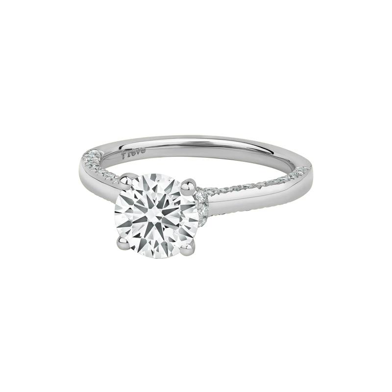 Abigail Lab Grown Diamond Engagement Ring in 14K White Gold &#40;2 ct. tw.&#41; – Image 4 of 4