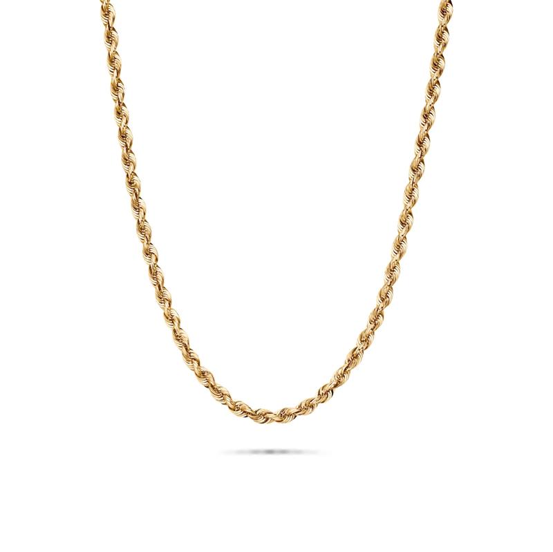 Glitter Rope Chain in 14K Yellow Gold, 20" – Image 1 of 4