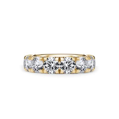 Lab Grown Diamond Round Comfort Fit Band in 14K Yellow Gold (5 ct. tw.)