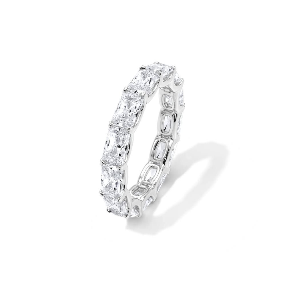 Lab Grown Diamond East-West U-Prong Eternity Band in Platinum (5 1/4 ct. tw.) – Image 4 of 4