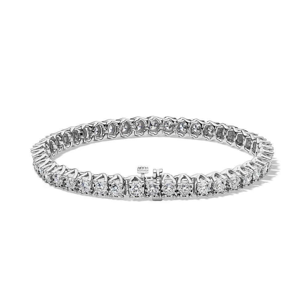 Lab Grown Diamond Illusion Bracelet in 10K White Gold (5 ct. tw.) – Image 2 of 2