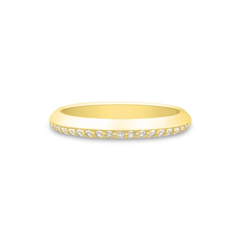 Lab Grown Diamond Band in Vermeil &#40;1/5 ct. tw.&#41; – Image 1 of 3