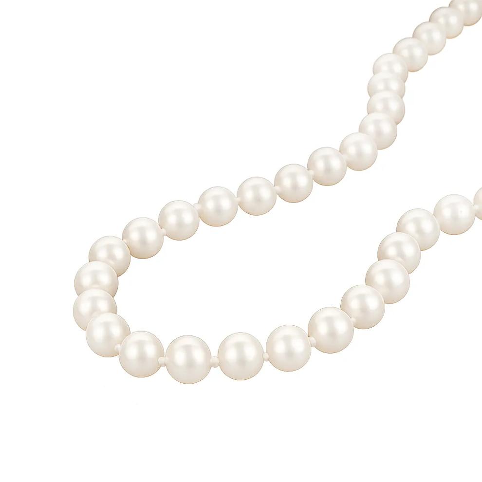 Cultured Freshwater Pearl Necklace in 14K Yellow Gold, 7mm, 18&rdquo; – Image 3 of 3
