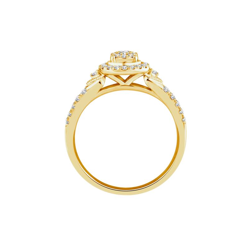 Diamond Promise Ring in 10K Yellow Gold &#40;1/3 ct. tw.&#41; – Image 2 of 3