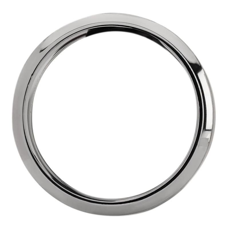 Men&#39;s High Bevel Satin and Polish Band in Tantalum, 7MM – Image 2 of 3