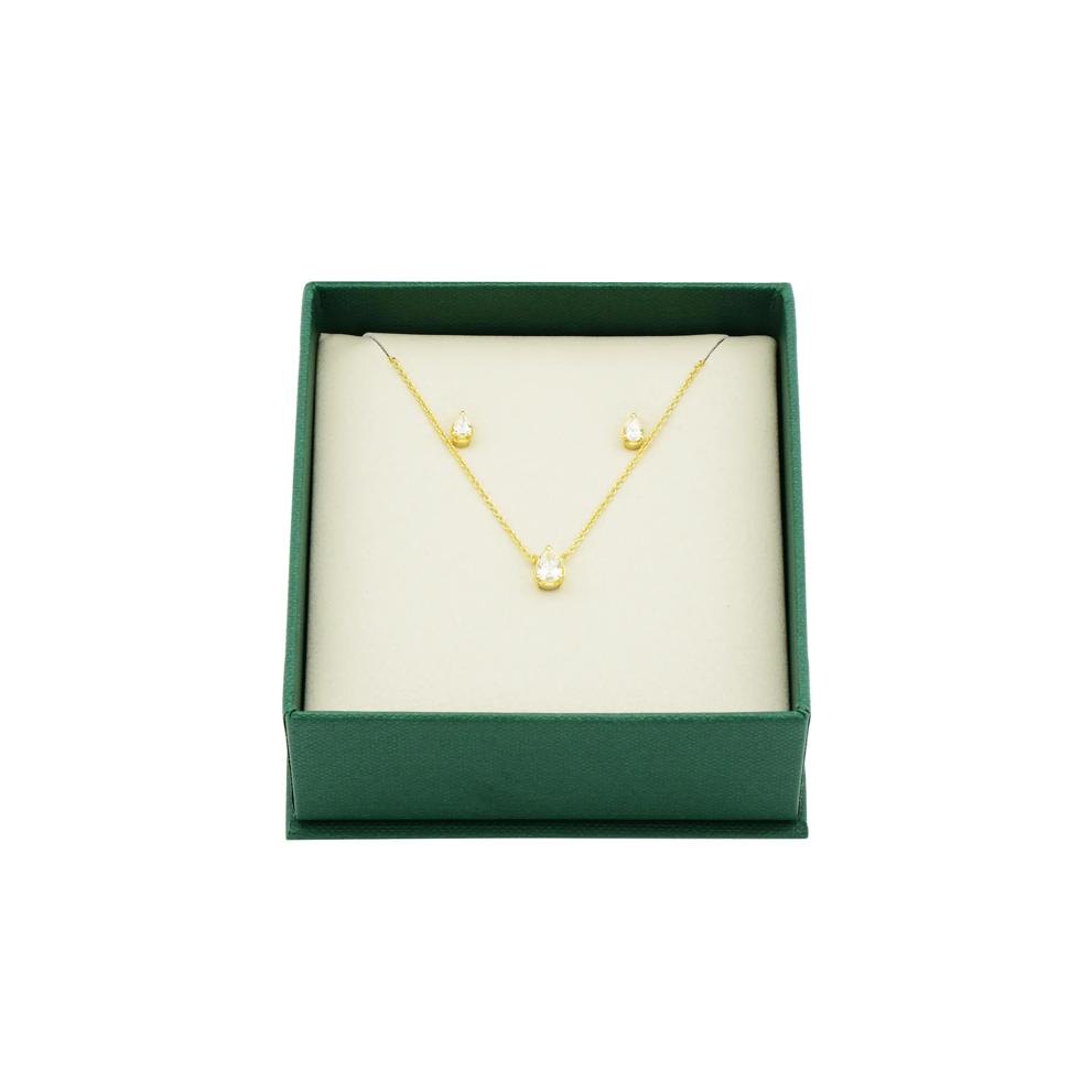 Lab Grown Diamond Pear-Shaped Box Set in Vermeil (1/2 ct. tw.) – Image 2 of 8