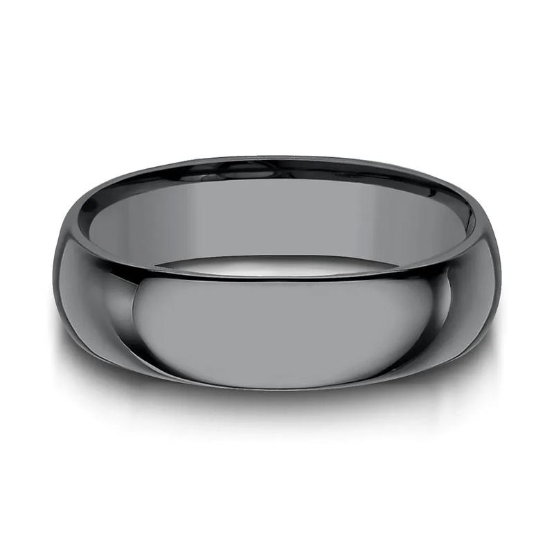 Men&#39;s Band in Tantalum, 6.5MM – Image 1 of 3