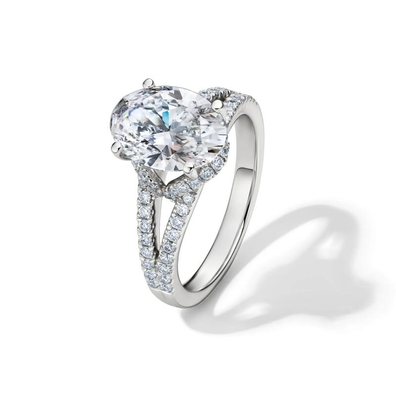 Georgia Lab Grown Diamond Engagement Ring in Platinum &#40;3 1/2 ct. tw.&#41; – Image 4 of 5