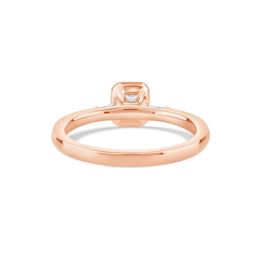 Radiant-Cut Diamond Engagement Ring in 14K Rose Gold (1/2 ct. tw.) – Image 4 of 4