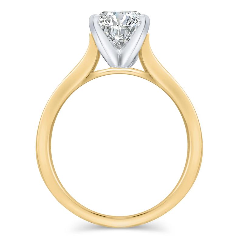 Split-Shank Semi-Mount Engagement Ring in 14K Gold &#40;Setting Only&#41; – Image 3 of 6