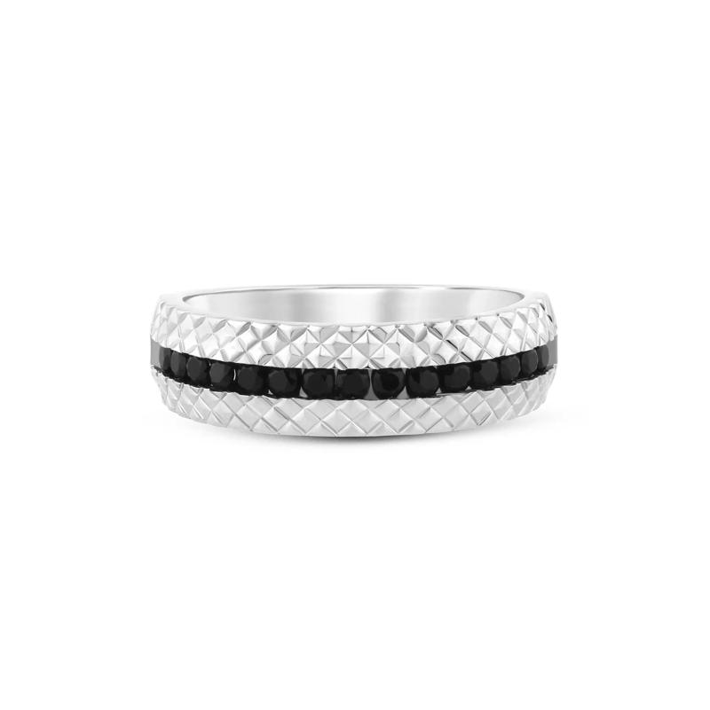 Black Diamond Band in 10K White Gold &#40;1/2 ct. tw.&#41; – Image 1 of 3