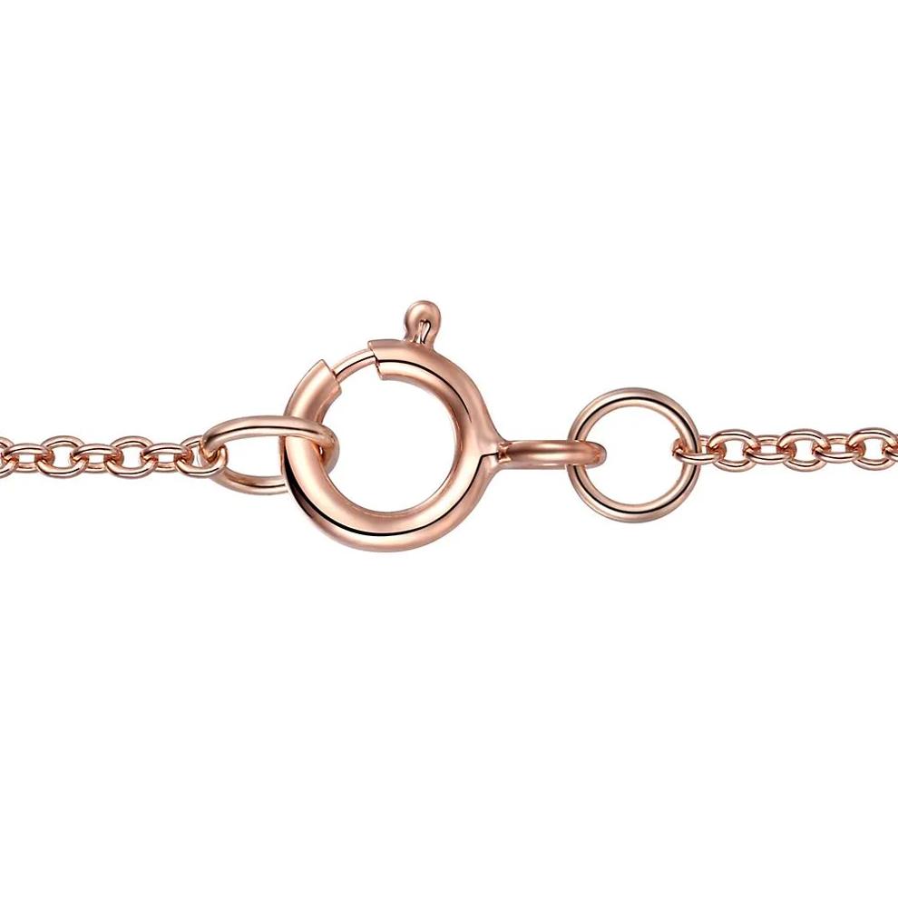 Morganite &amp; 1/4 ct. tw. Diamond Pendant in 10K Rose Gold – Image 3 of 3