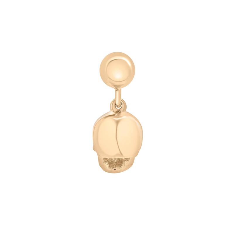 Skull Bead Charm in Vermeil – Image 3 of 3