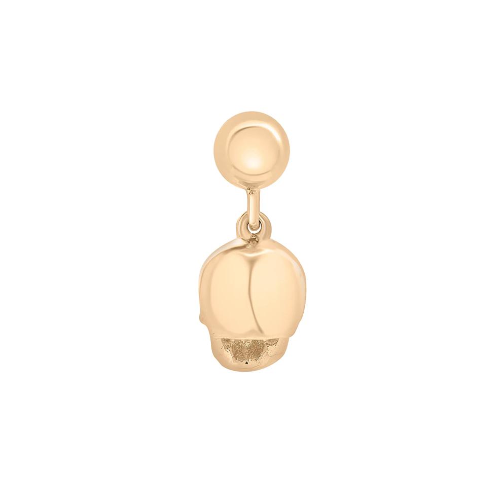 Skull Bead Charm in Vermeil – Image 3 of 3
