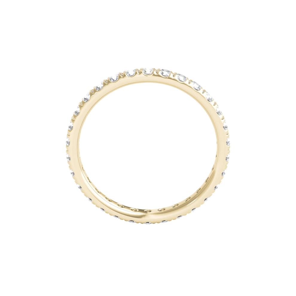 Diamond Wedding Band with Eternity Setting in 14K Yellow Gold (1 ct. tw.) – Image 2 of 3