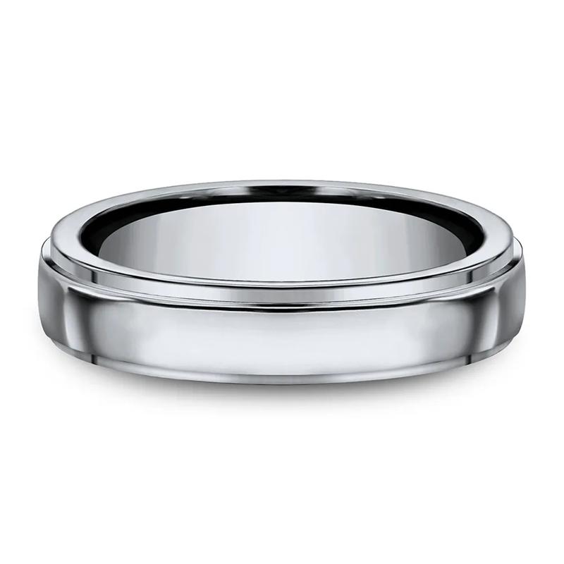 Men&#39;s Band in Grey Titanium, 5MM – Image 1 of 3