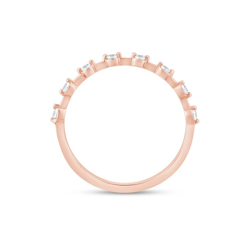 Diamond Anniversary Band in 10K Rose Gold &#40;1/7 ct. tw.&#41; – Image 2 of 3
