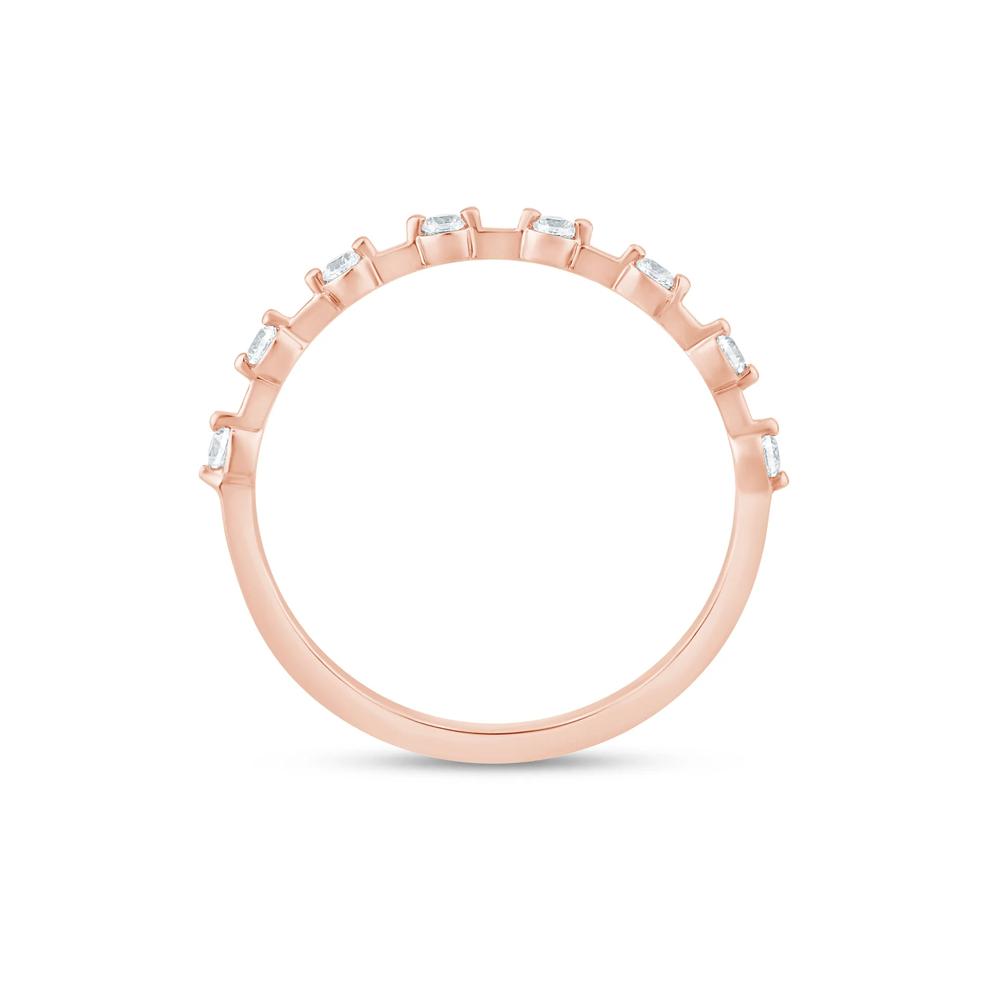 Diamond Anniversary Band in 10K Rose Gold (1/7 ct. tw.) – Image 2 of 3