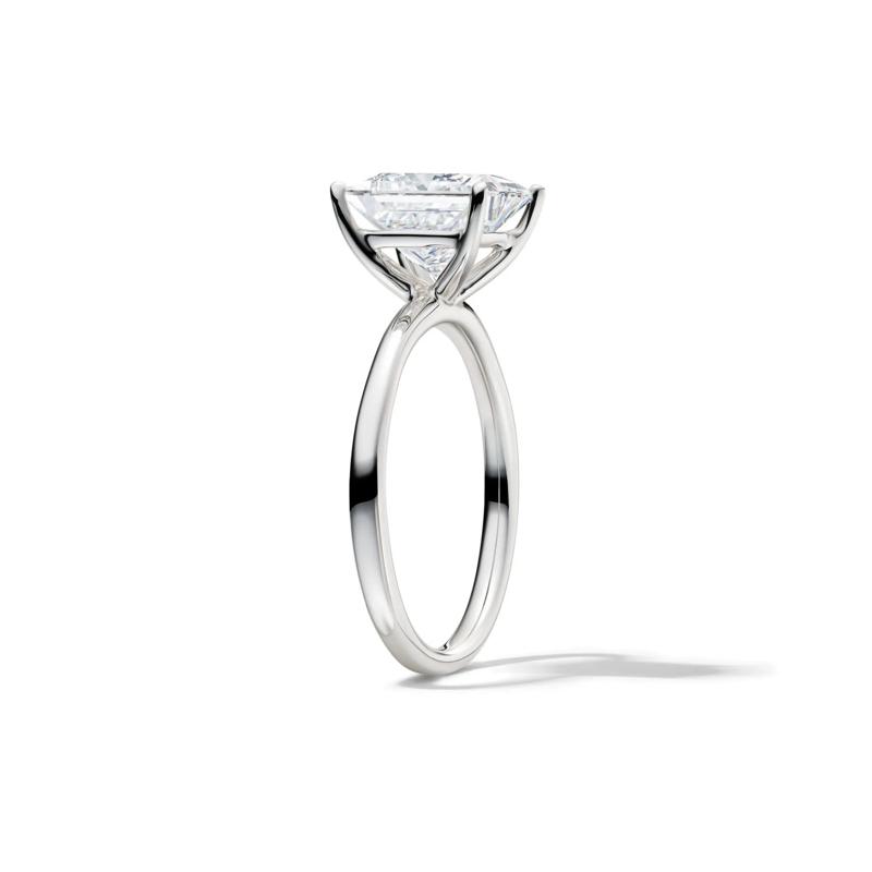 Lab Grown Diamond Princess-Cut Solitaire Engagement Ring in 14K White Gold &#40;3 ct.&#41; – Image 3 of 4