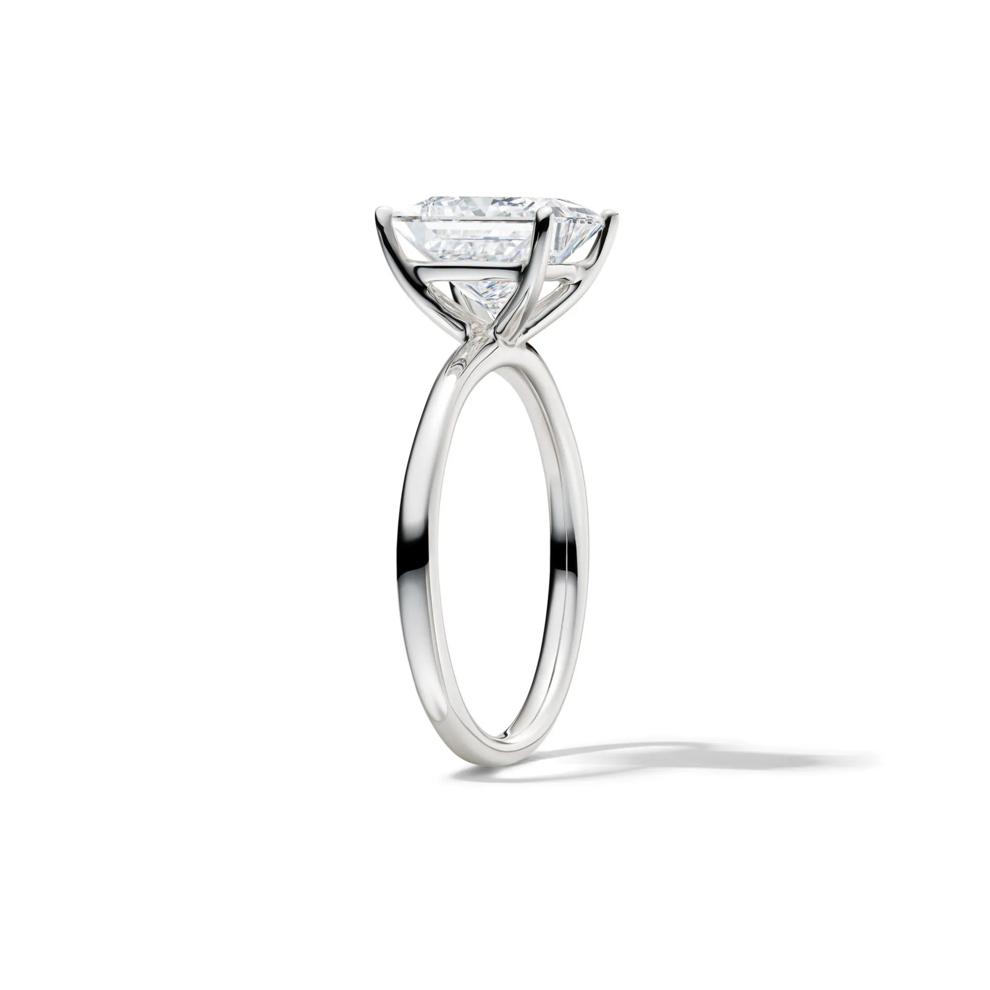 Lab Grown Diamond Princess-Cut Solitaire Engagement Ring in 14K White Gold (3 ct.) – Image 3 of 4