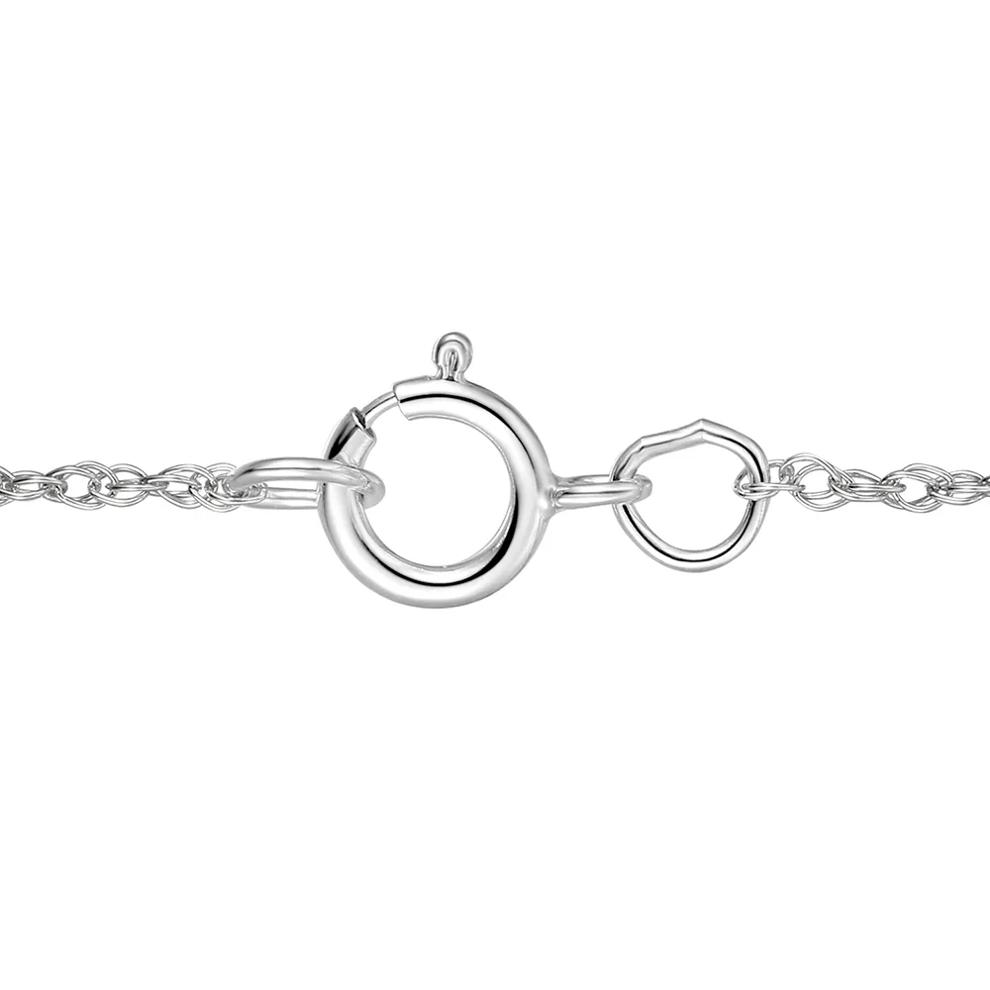 Sapphire &amp; 1/10 ct. tw. Diamond Earrings, Ring, and Pendant in 10K White Gold – Image 6 of 8