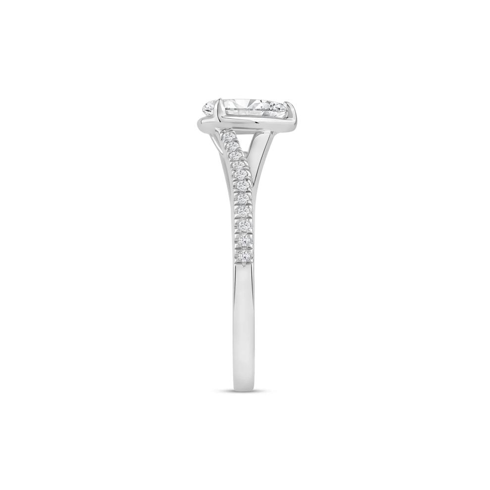 Pear-Shaped Diamond Engagement Ring in 14K White Gold (5/8 ct. tw.) – Image 3 of 4