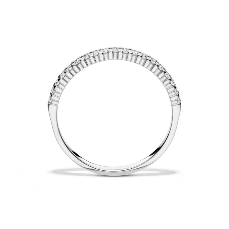 Lab Grown Diamond Anniversary Band in 10k Gold &#40;1/7 ct. tw.&#41; – Image 2 of 4