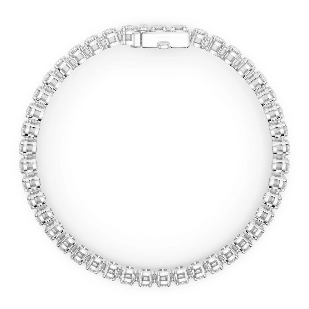 Lab Grown Diamond Tennis Bracelet in 14K White Gold (5 3/4 ct. tw.) – Image 2 of 4